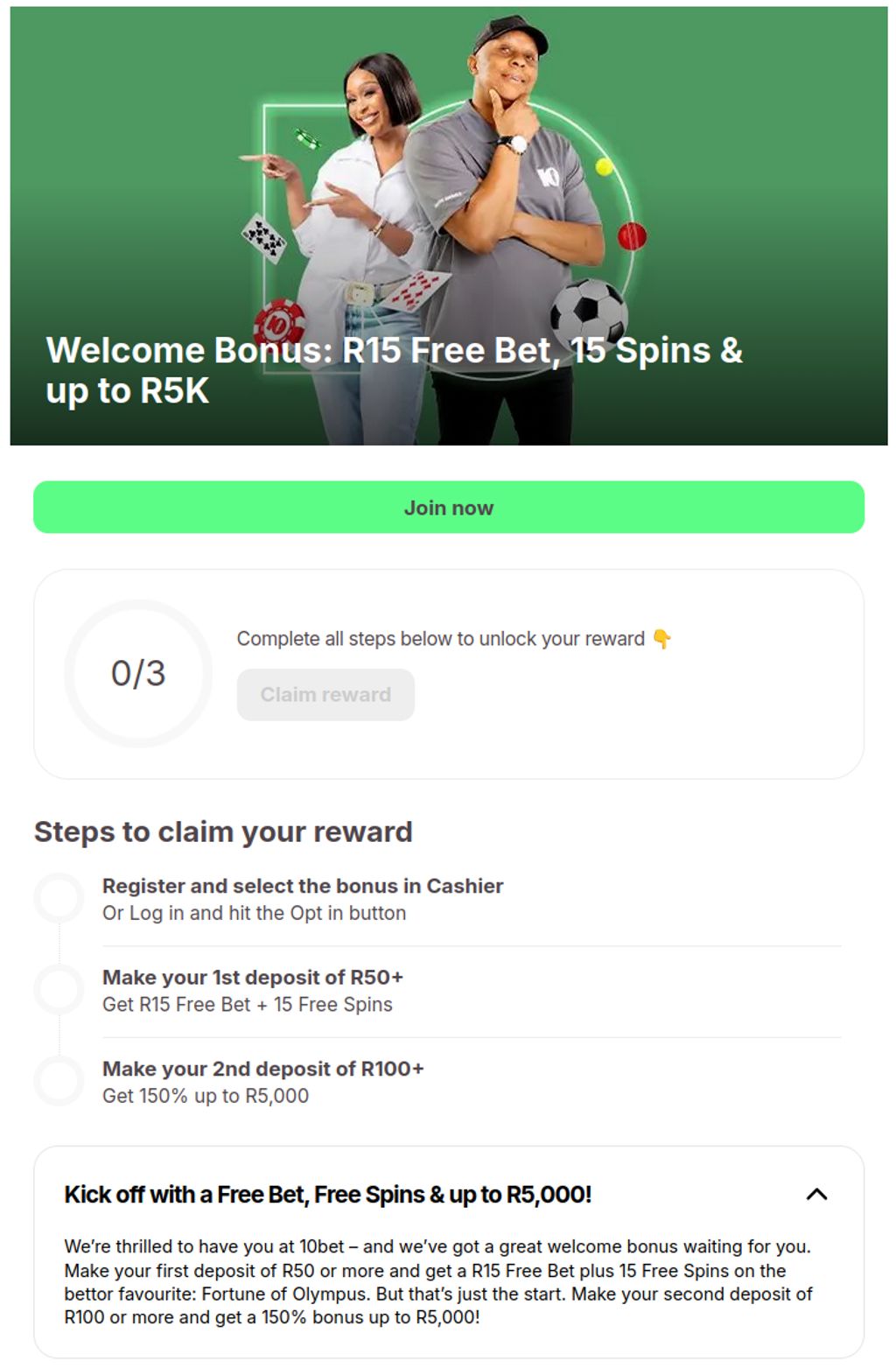 10bet welcome bonus — three steps to claim the full package
