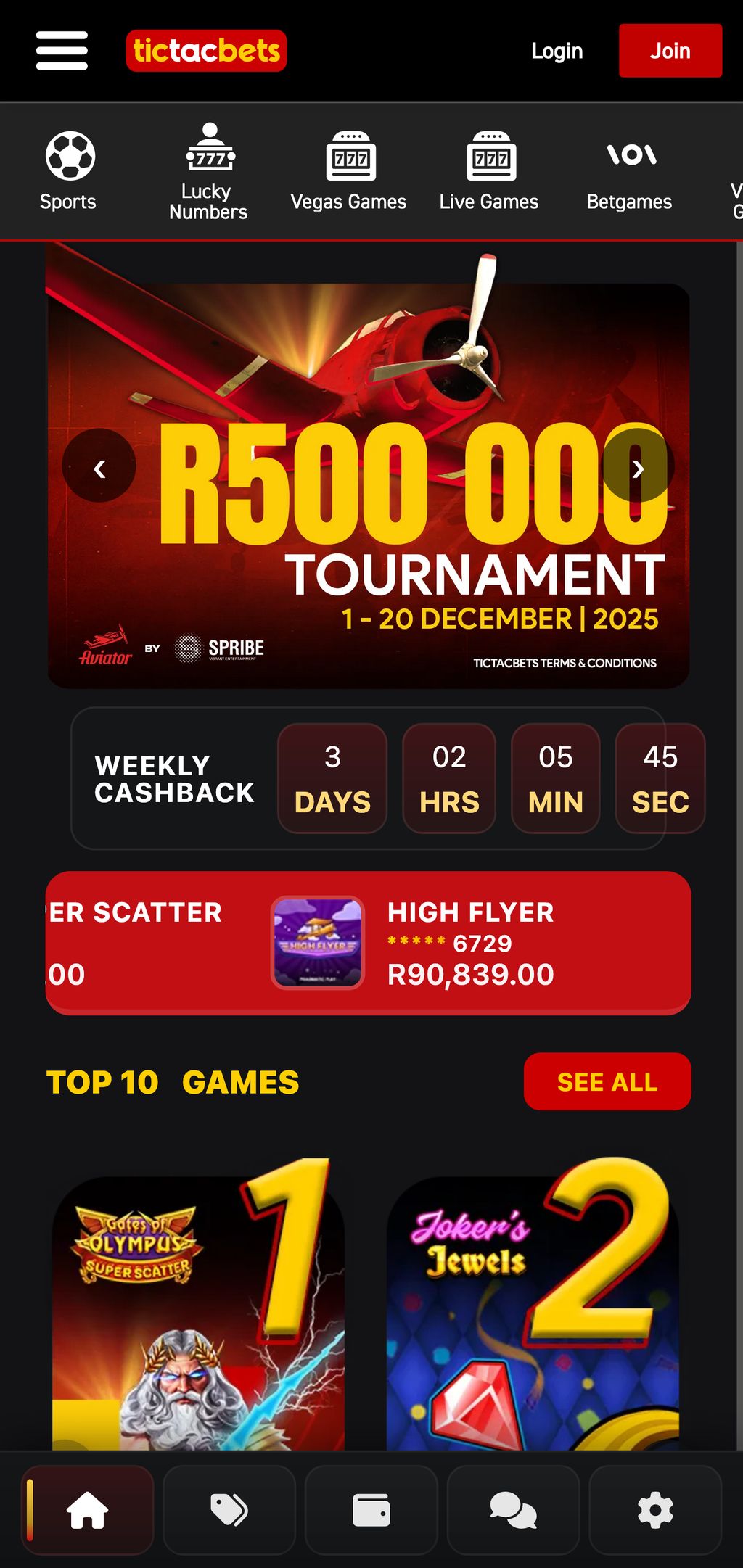 TicTacBets South Africa 
