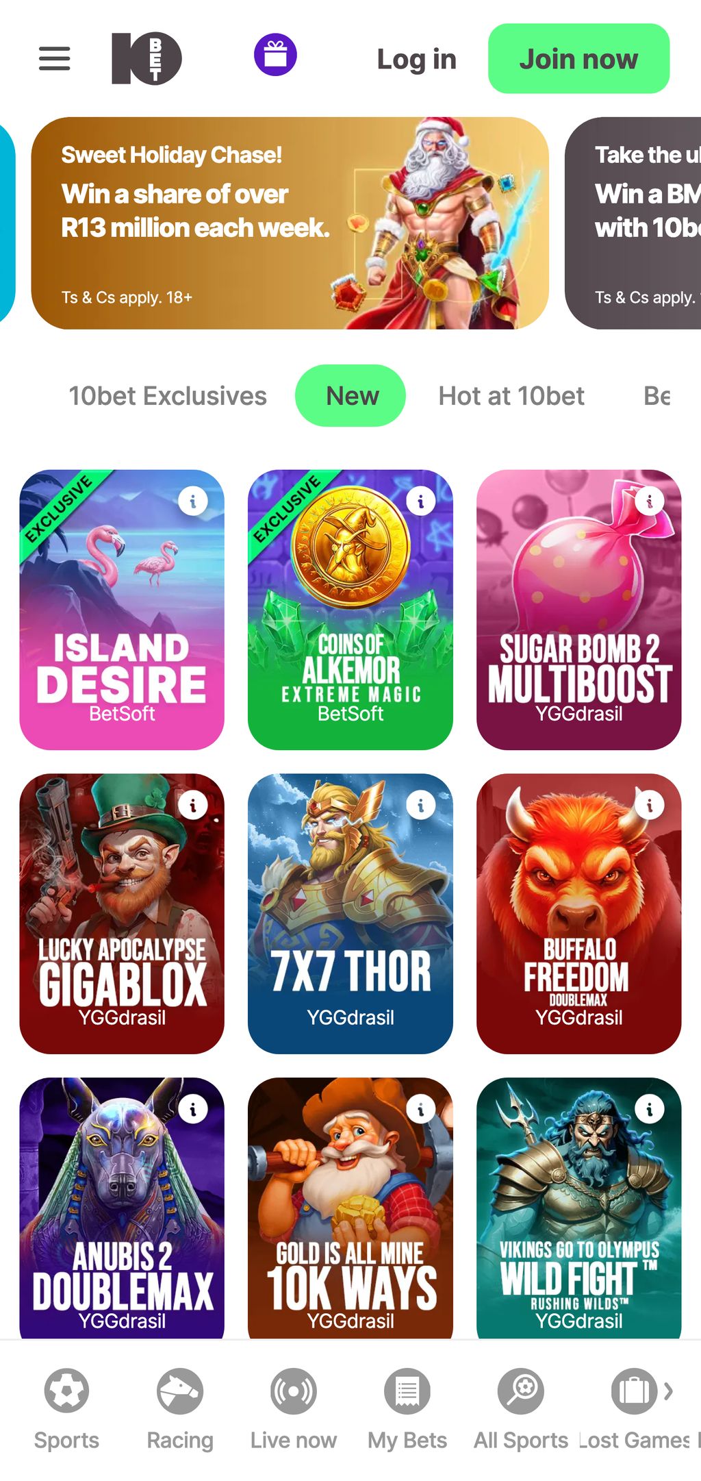 10bet slots