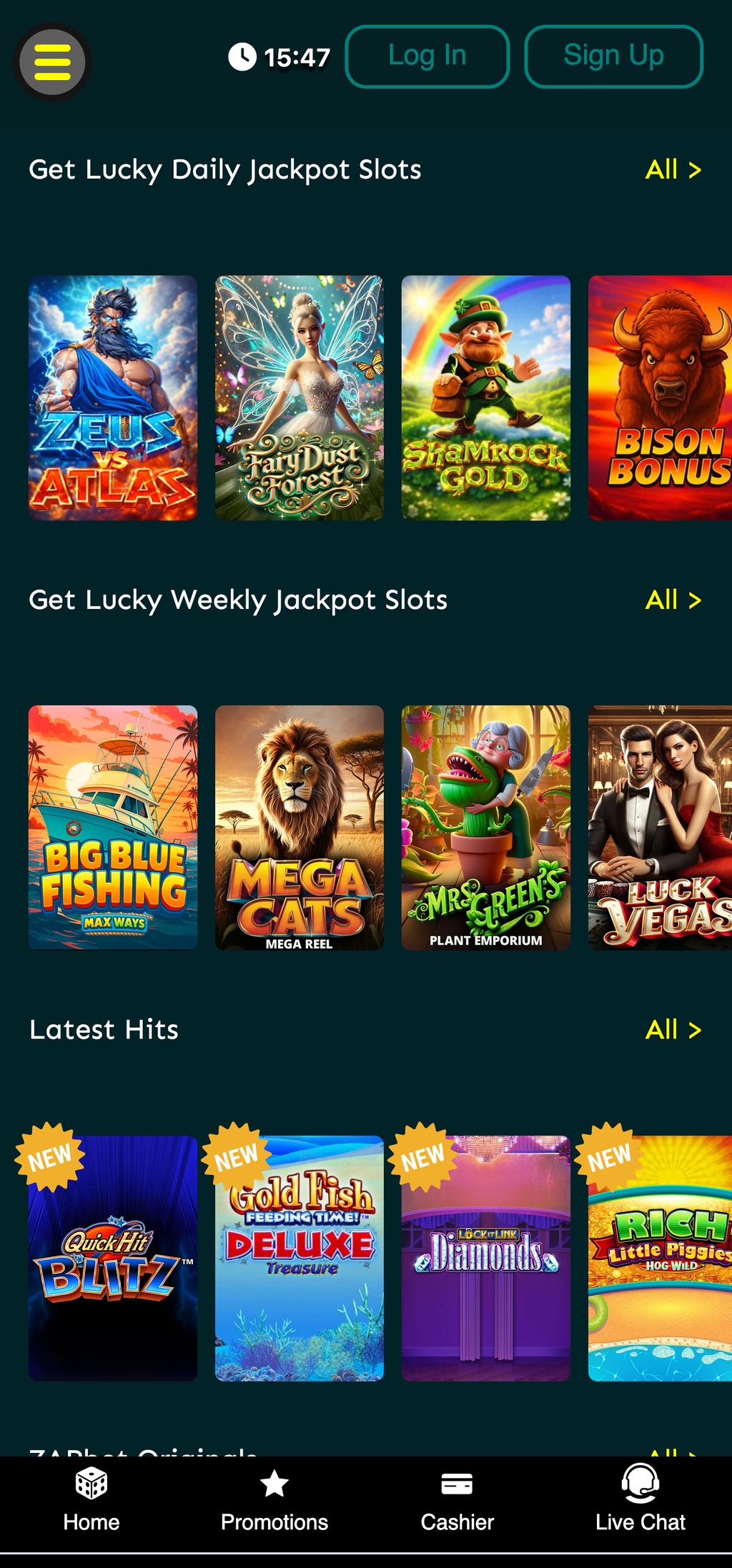 ZARbet website