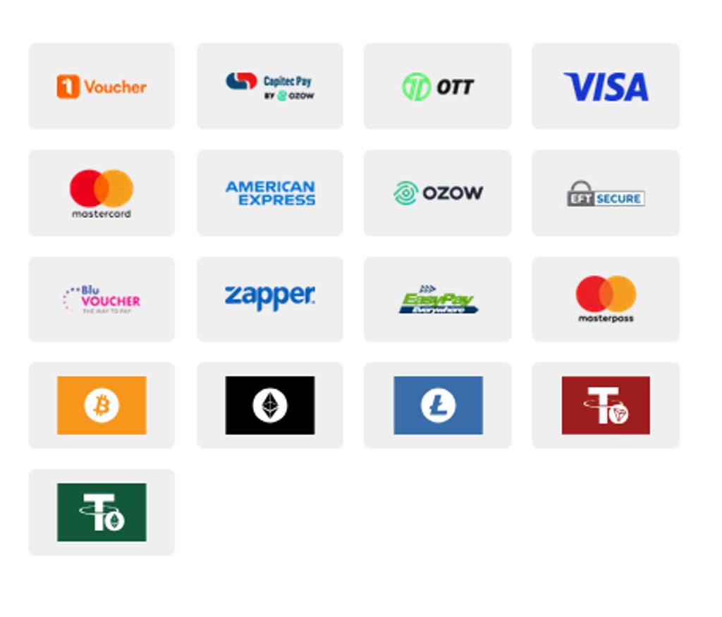 Payment methods accepted at 10bet South Africa