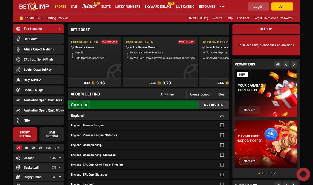 BetOlimp sports betting