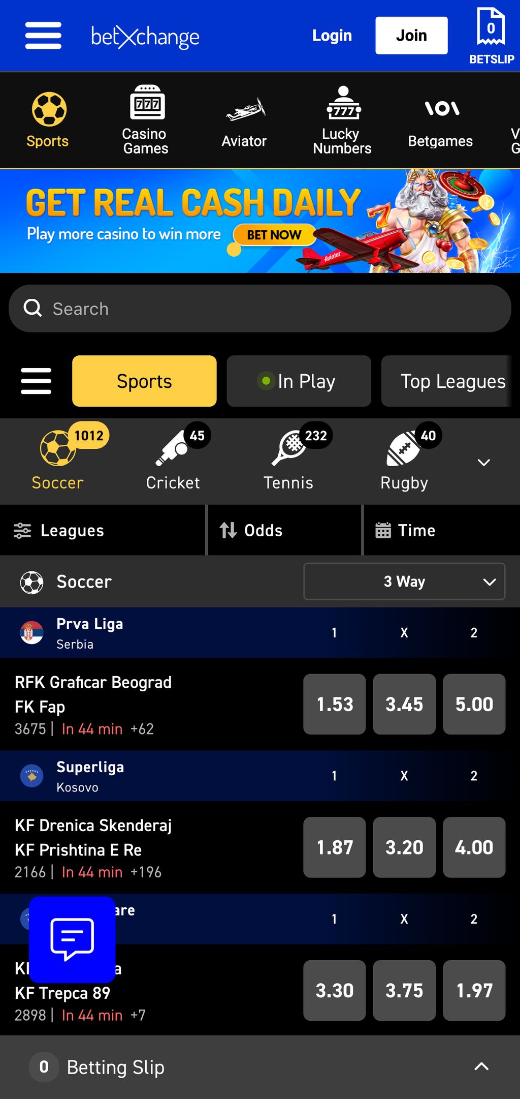 BetXchange sports betting